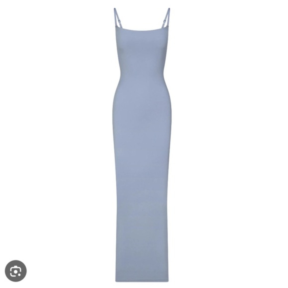 SKIMS Fits Everybody Long Slipdress in Slate
